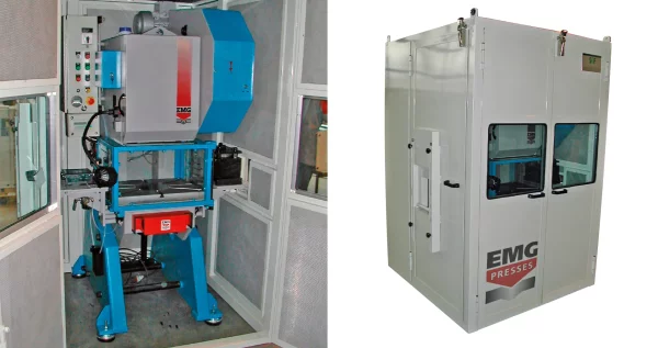 Cabinas insonorizadas para prensas industriales